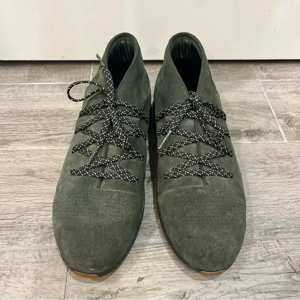 Under Armour Men's Veloce Mid Suede Chukka Sneaker Shoe 1296614 Green Olive 10.5